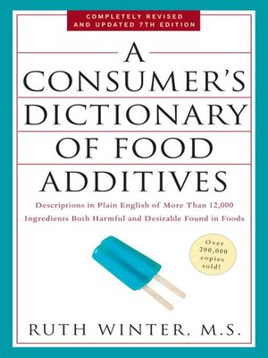 A Consumer's Dictionary of Food Additives - ebook